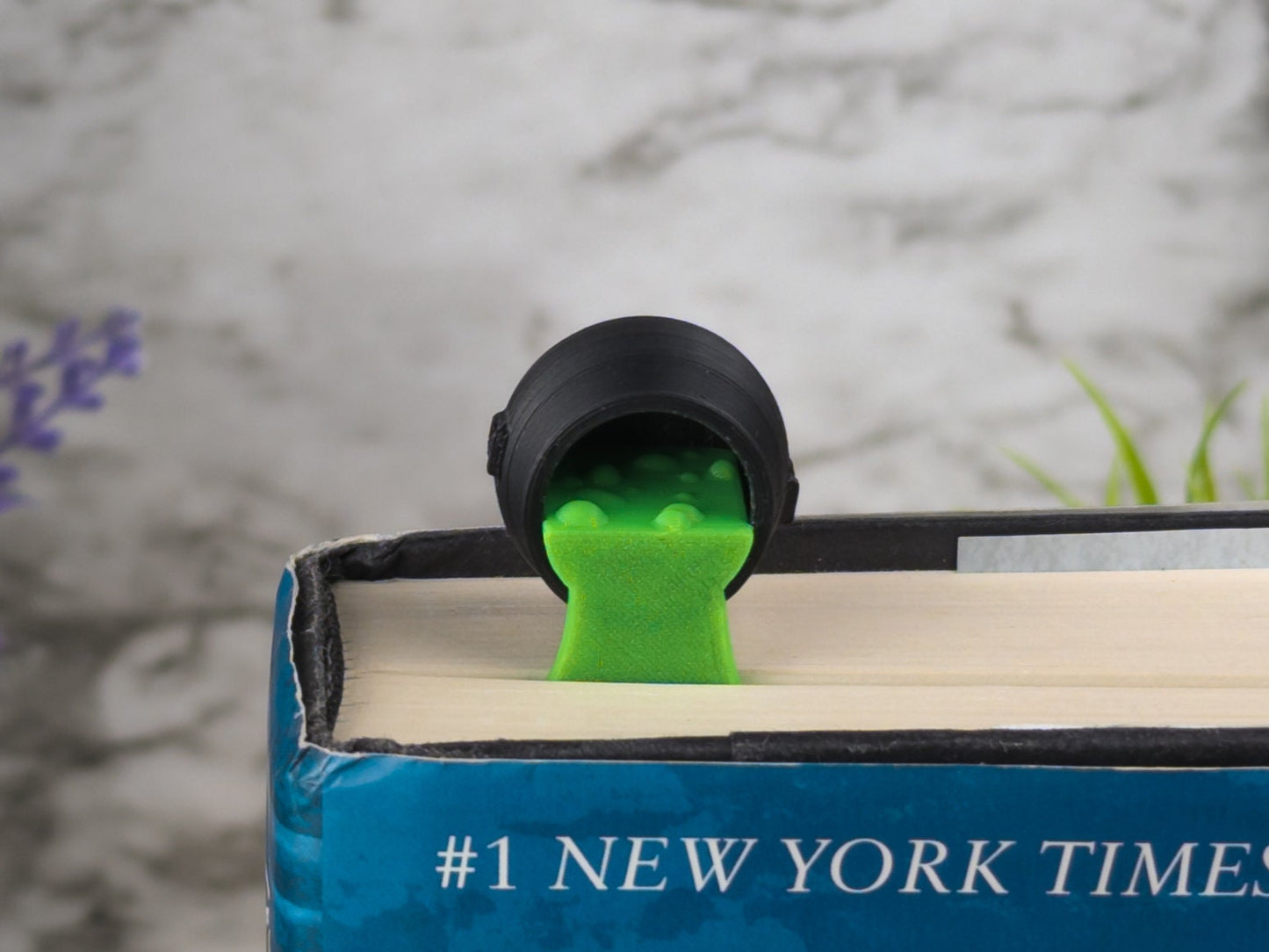 3D Spilled Witches Cauldron Bookmark - Cute Bookish Gifts - Unique Gift for Readers - Spooky Horror Gift - Gifts for Teachers and Students