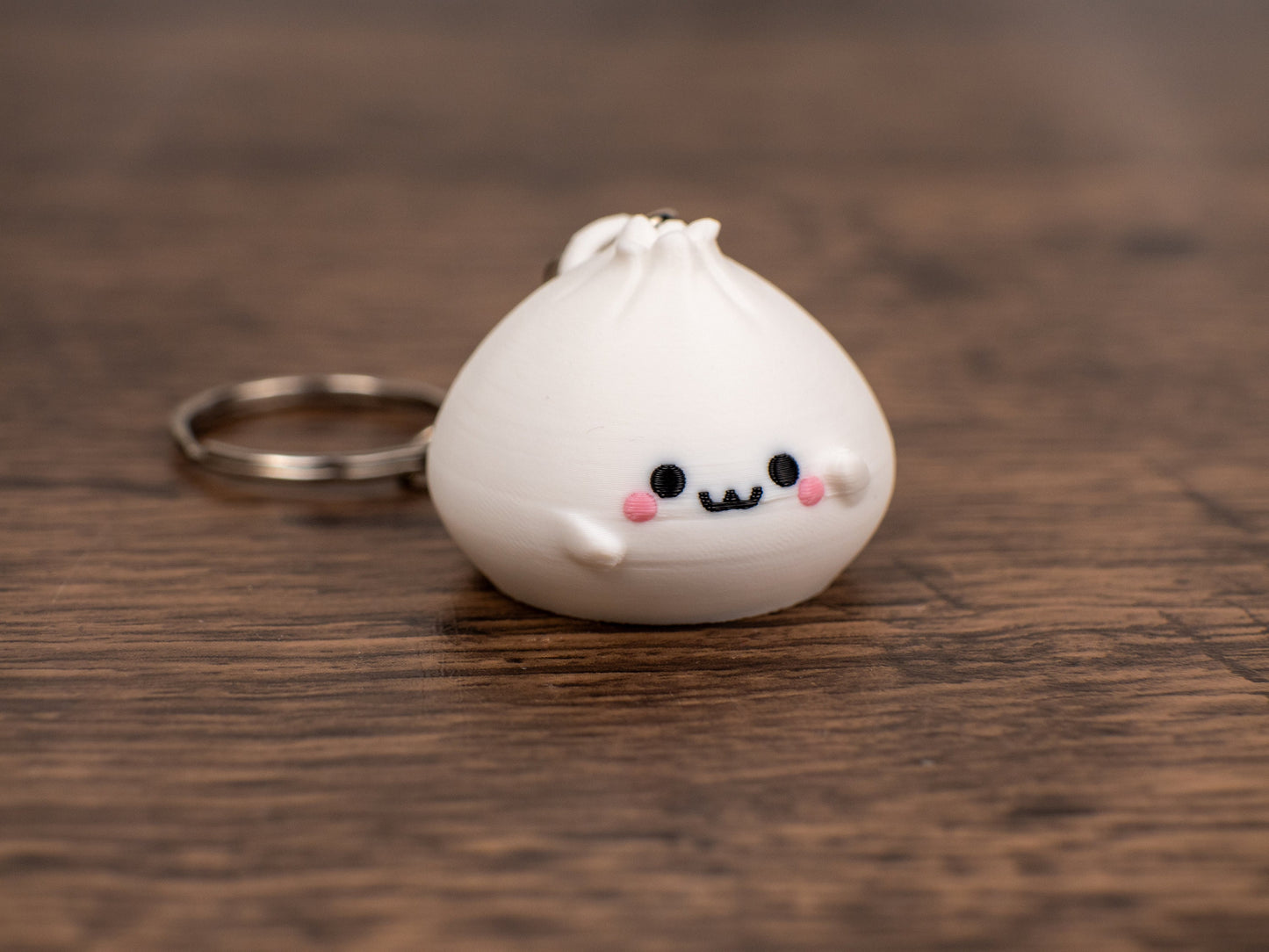Kawaii Dim Sum Keychain - Cute Dumpling Accessory - Mini Bao Charm - Asian Cuisine Keyring - Novelty Foodie Gift - Adorable Food Replica