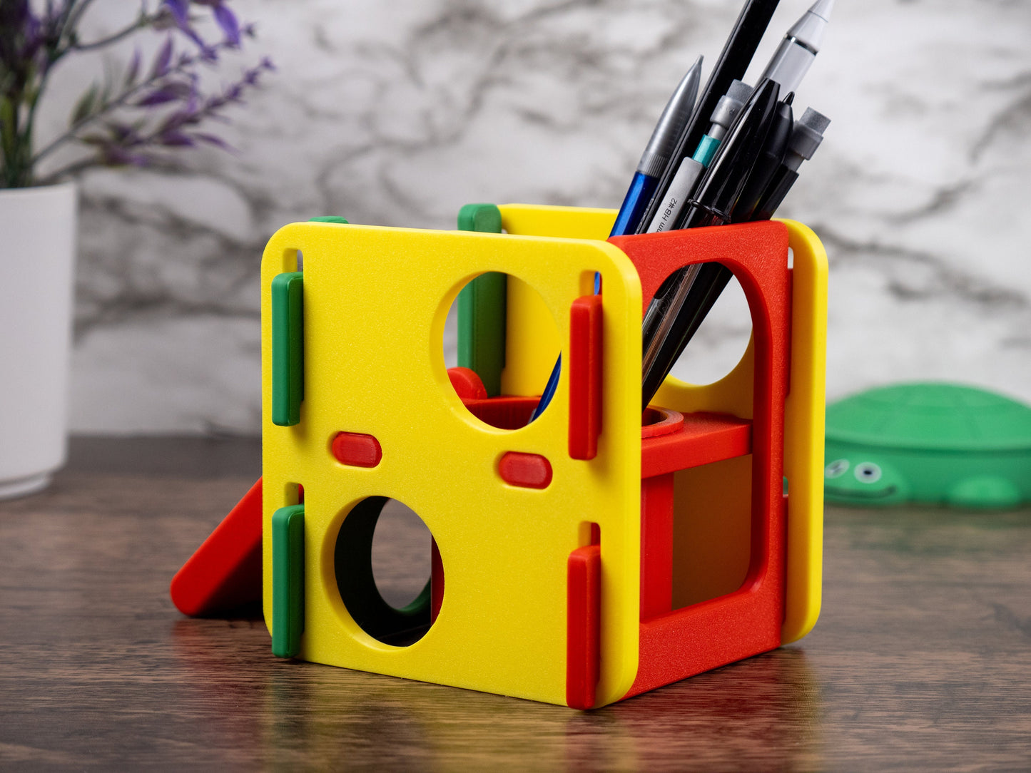 Activity Gym Pencil Holder - Kidcore Desktop Decor - Preschool Teacher Gift - Daycare Pen Holder - Toothbrush Organizer - Paint Brush Cup
