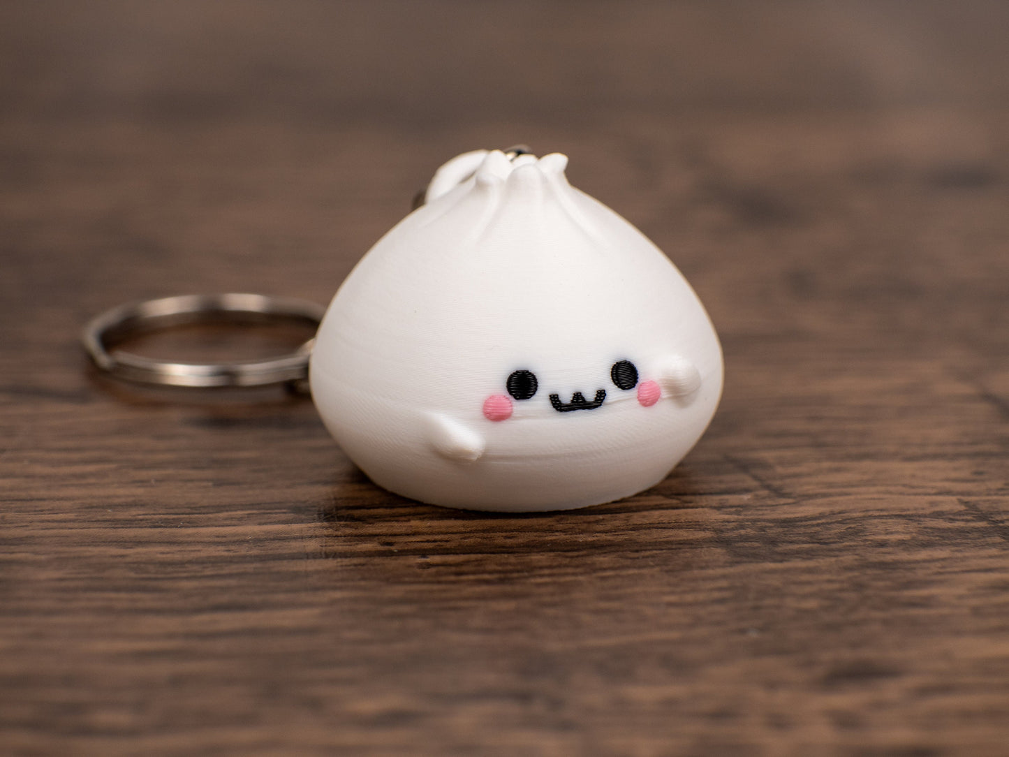 Kawaii Dim Sum Keychain - Cute Dumpling Accessory - Mini Bao Charm - Asian Cuisine Keyring - Novelty Foodie Gift - Adorable Food Replica