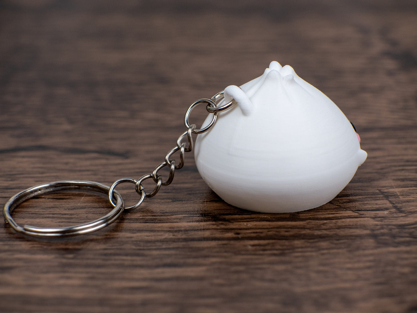 Kawaii Dim Sum Keychain - Cute Dumpling Accessory - Mini Bao Charm - Asian Cuisine Keyring - Novelty Foodie Gift - Adorable Food Replica