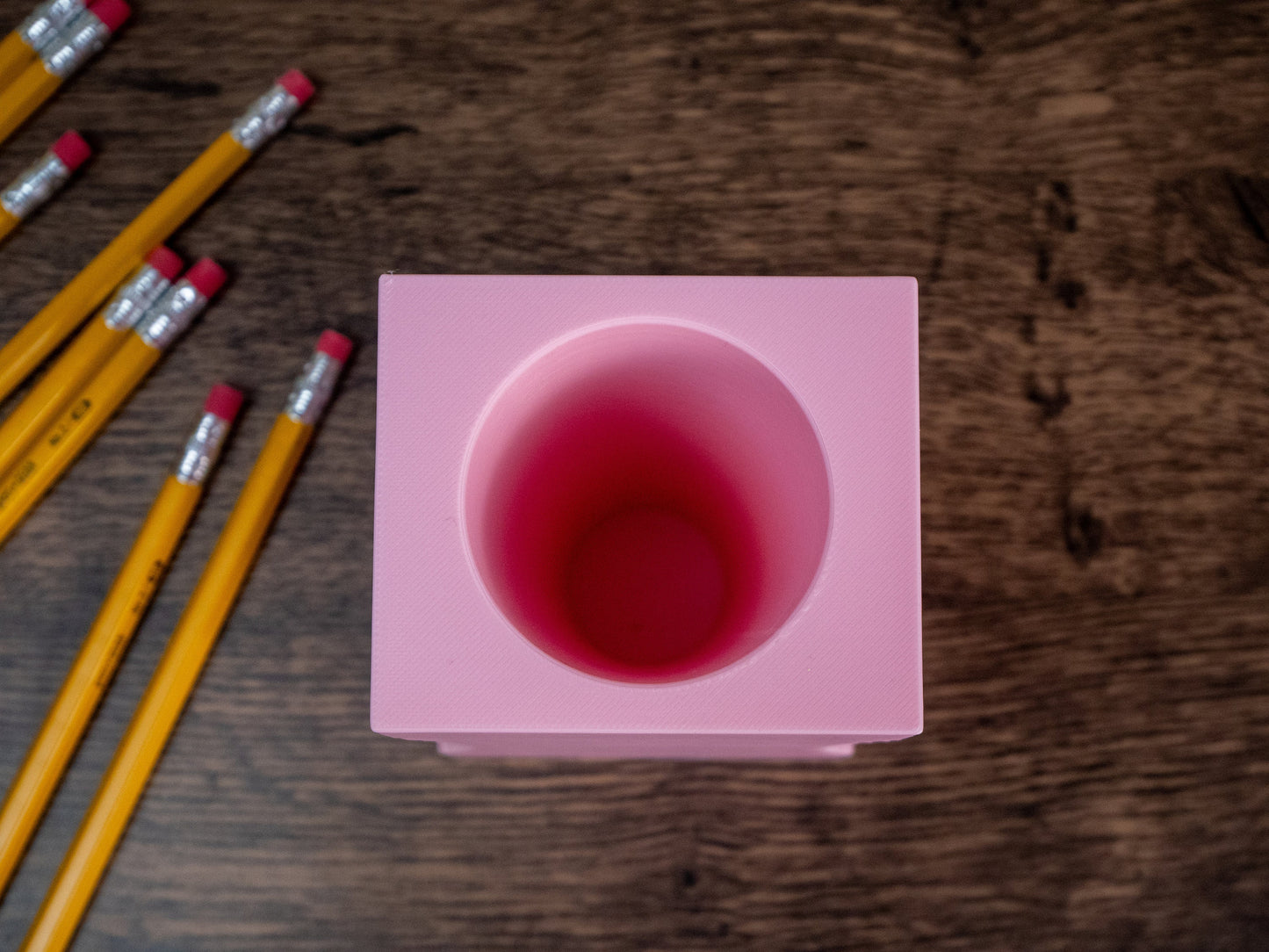 Giant Sharpener Pencil Holder - Gifts for Teachers, Artists, and Woodworkers - Classroom Decor - Unique Pencil Cup - 3D Printed Organizer