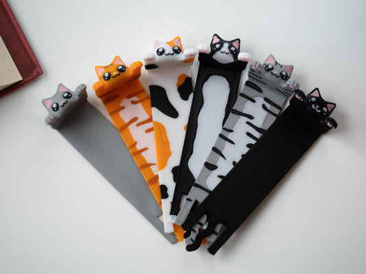 Cute Hanging Cat Bookmark - Bookish Gifts - Book Lovers Present - Secret Santa - White Elephant Gift - Book Club Gift - Gifts for Her