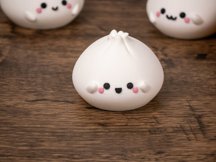 Kawaii Dim Sum Decor - Cute Dumpling Gift - Mini Bao Figurines - Asian Cuisine Decor - Novelty Foodie Gifts - Adorable Food Replica