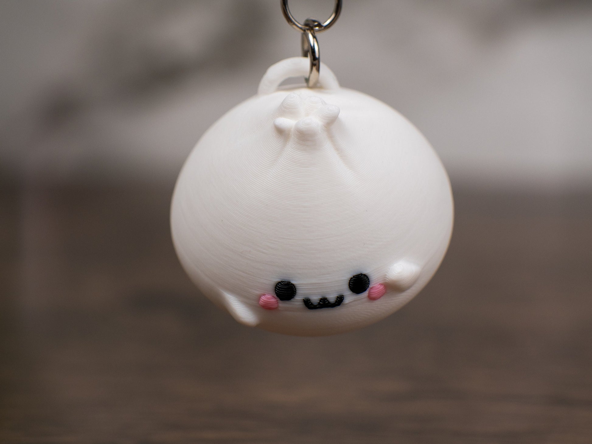 Kawaii Dim Sum Keychain - Cute Dumpling Accessory - Mini Bao Charm - Asian Cuisine Keyring - Novelty Foodie Gift - Adorable Food Replica