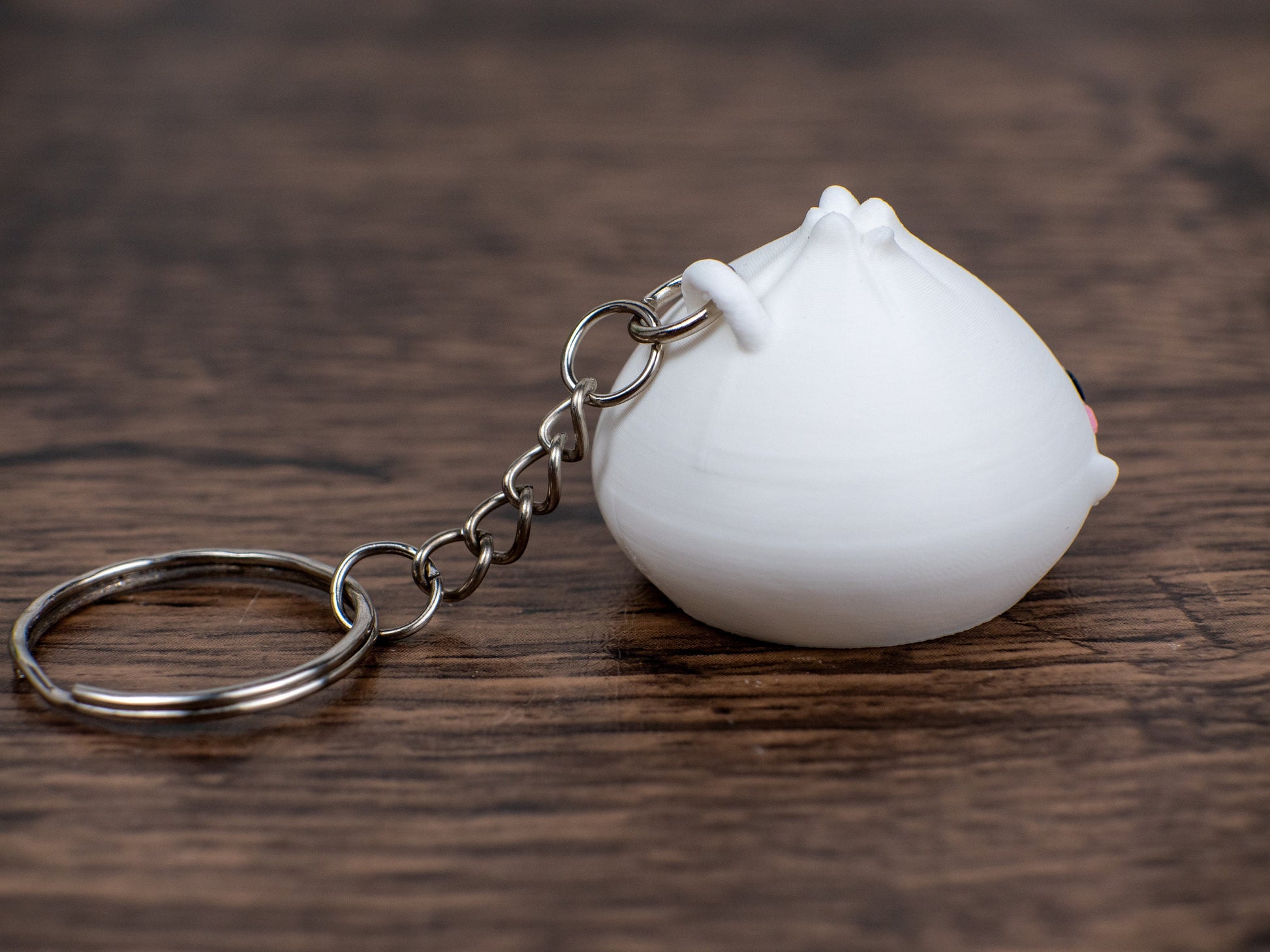 Kawaii Dim Sum Keychain - Cute Dumpling Accessory - Mini Bao Charm - Asian Cuisine Keyring - Novelty Foodie Gift - Adorable Food Replica