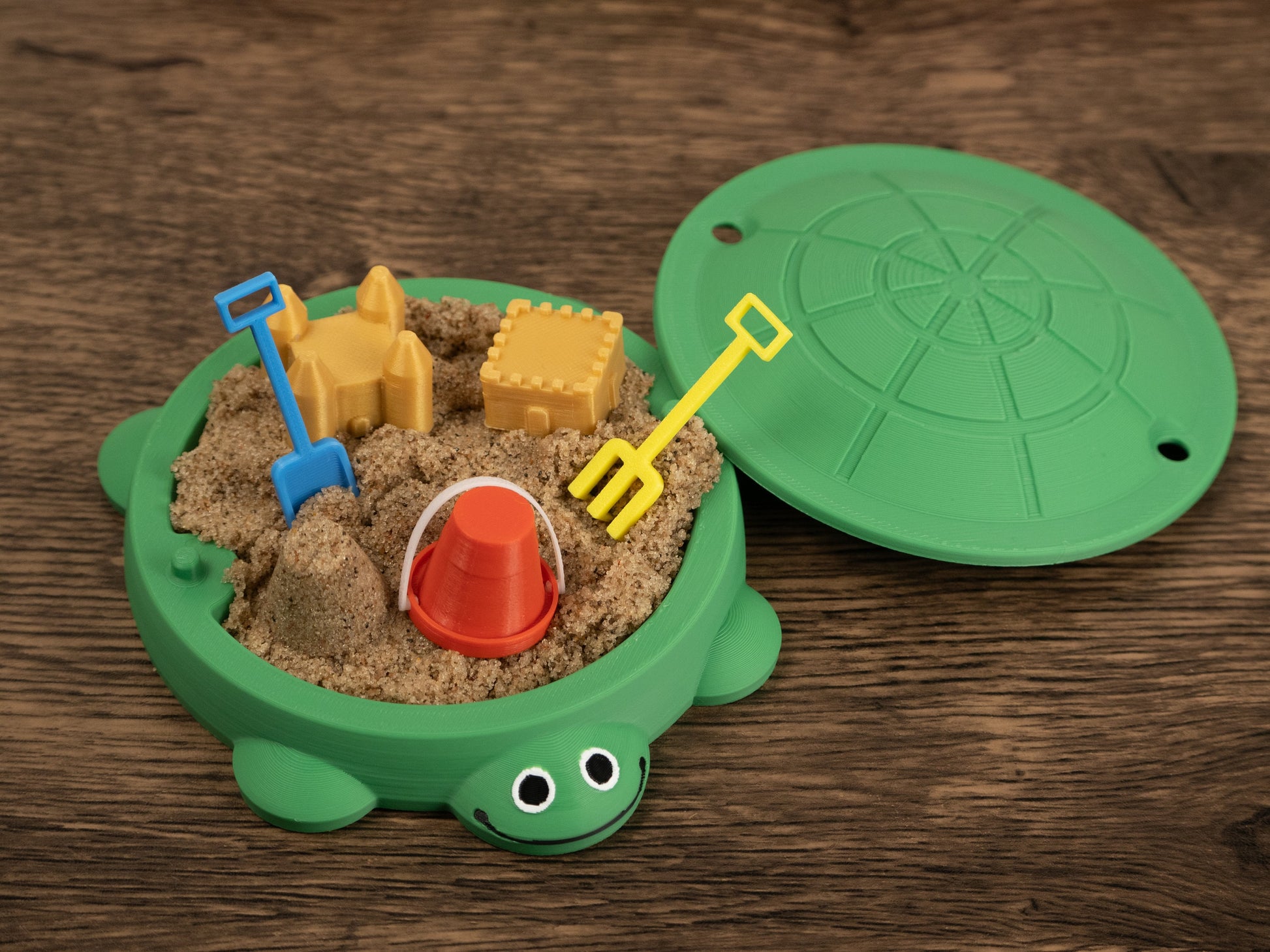 Mini Turtle Sandbox Desk Toy - Fidget Zen Garden - Sensory Office Gift - Cubicle Decor - Cute Mini Desk Pet - Kidcore - 90s Nostalgia