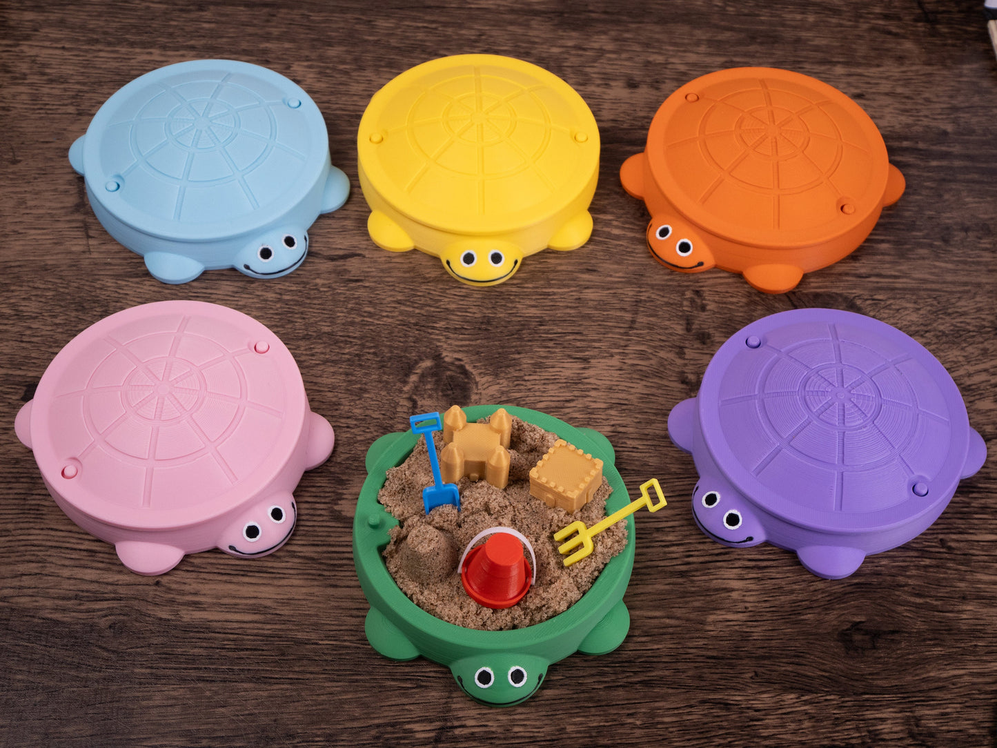 Mini Turtle Sandbox Desk Toy - Fidget Zen Garden - Sensory Office Gift - Cubicle Decor - Cute Mini Desk Pet - Kidcore - 90s Nostalgia