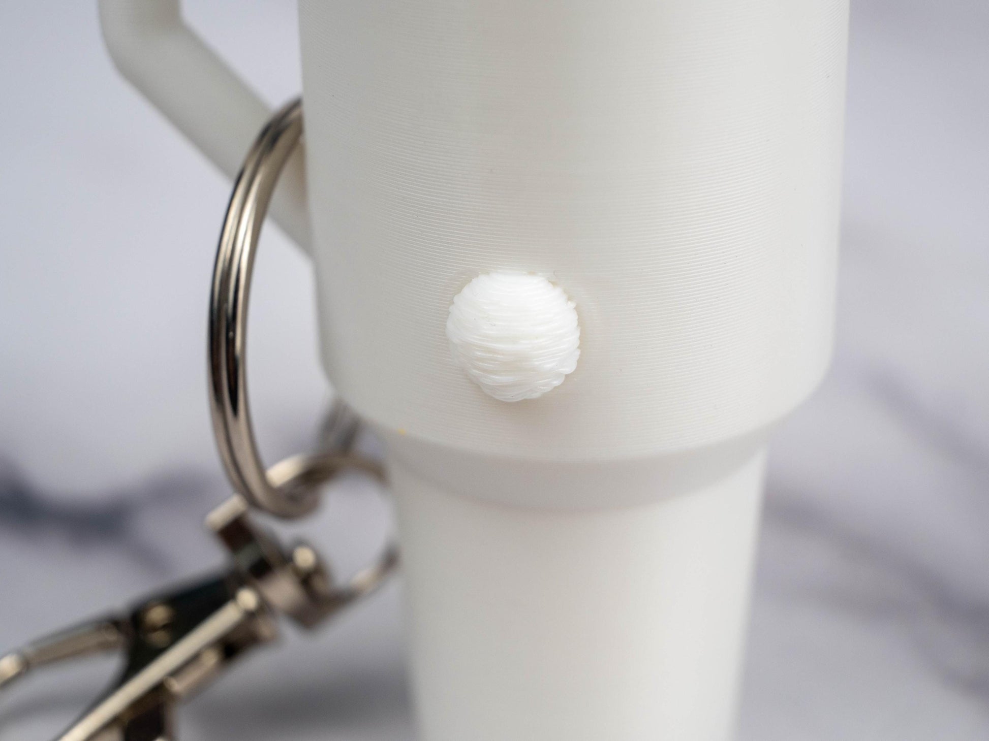 Bunny Tumbler Lip Balm Holder - Compatible with Chapstick - Easter Basket Keychain - Kawaii Gifts For Her - Rabbit Lover Gift