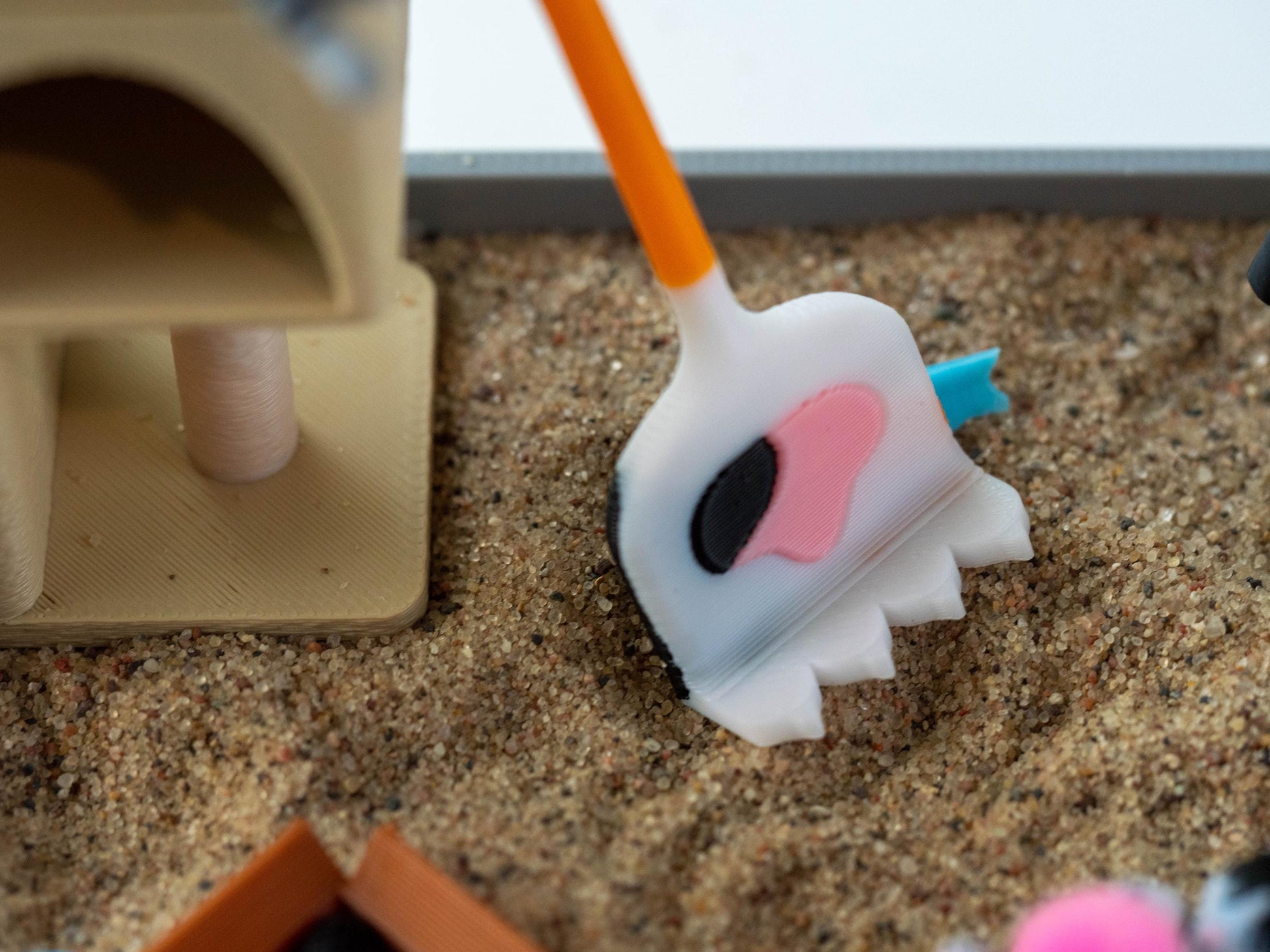 Cat Desk Zen Garden - Cute Cubicle Decor - Coworker Secret Santa Gift - Cat Lovers Gift - Funny White Elephant Gag Gift - Birthday Work Gift