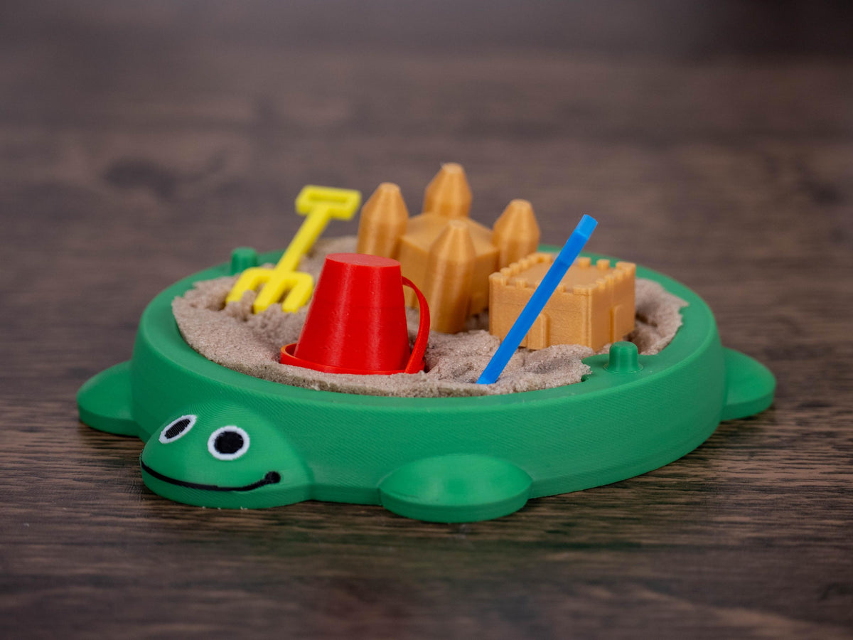 Turtle Sandbox Desk Toy - Fidget Zen Garden - Funny Office Gift - Cubicle Decor - Cute Mini Desk Pet - Kidcore - 90s Nostalgia