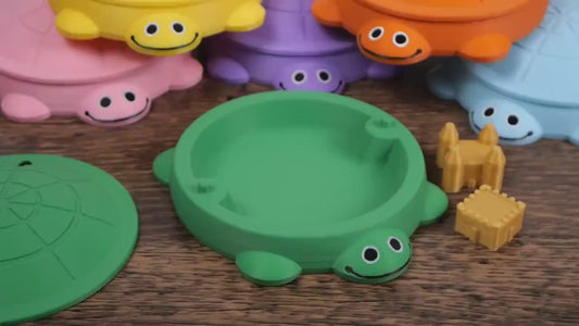 Turtle Sandbox Desk Toy - Fidget Zen Garden -  Funny Office Gift - Cubicle Decor - Cute Mini Desk Pet - Kidcore - 90s Nostalgia