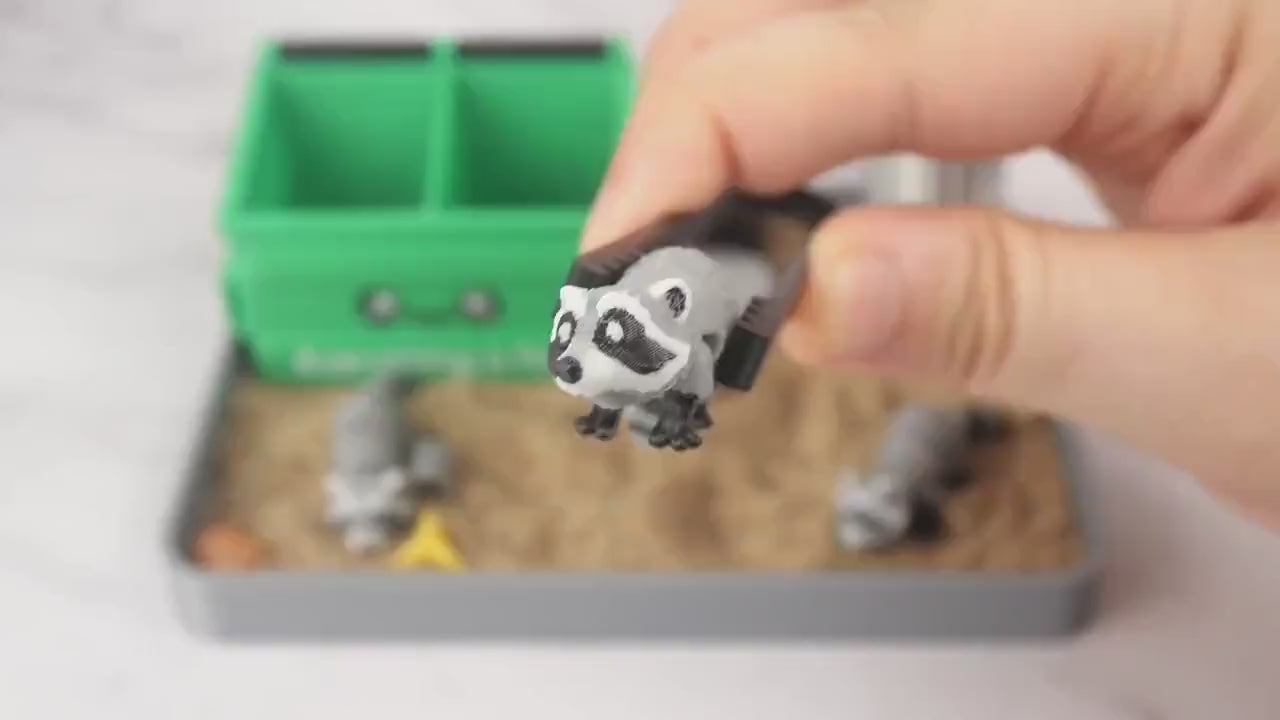 Garbage Fire Zen Garden - Fidget Dumpster Sandbox - Cubicle Decor