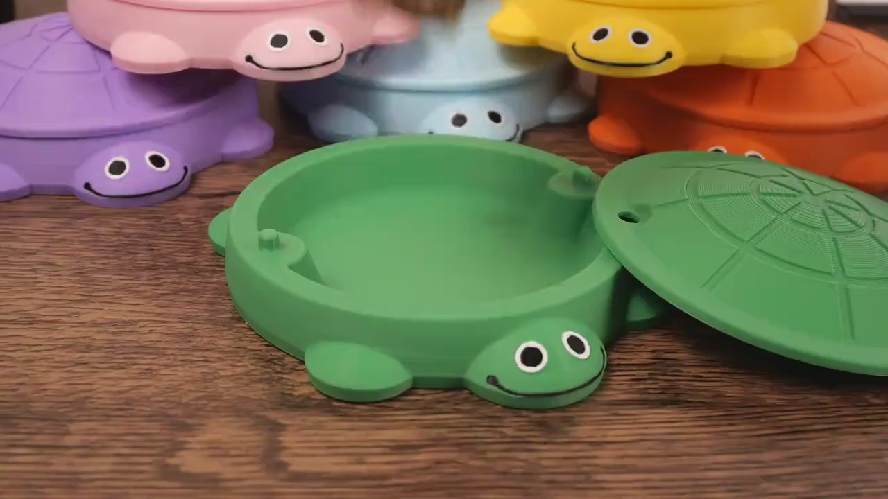 Mini Turtle Sandbox Desk Toy - Fidget Zen Garden -  Sensory Office Gift - Cubicle Decor - Cute Mini Desk Pet - Kidcore - 90s Nostalgia